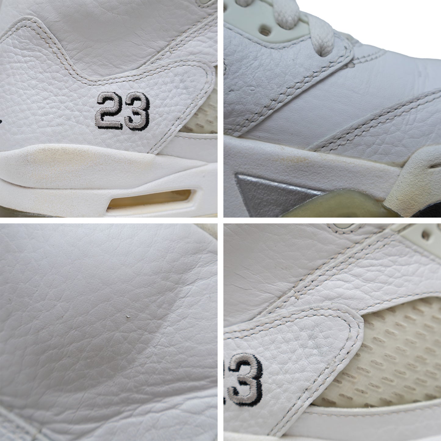 Nike Air Jordan 5 Retro White Metallic 2014 - Size US 8 / UK 7 / EU 41
